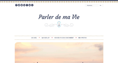 Desktop Screenshot of parler-de-ma-vie.fr